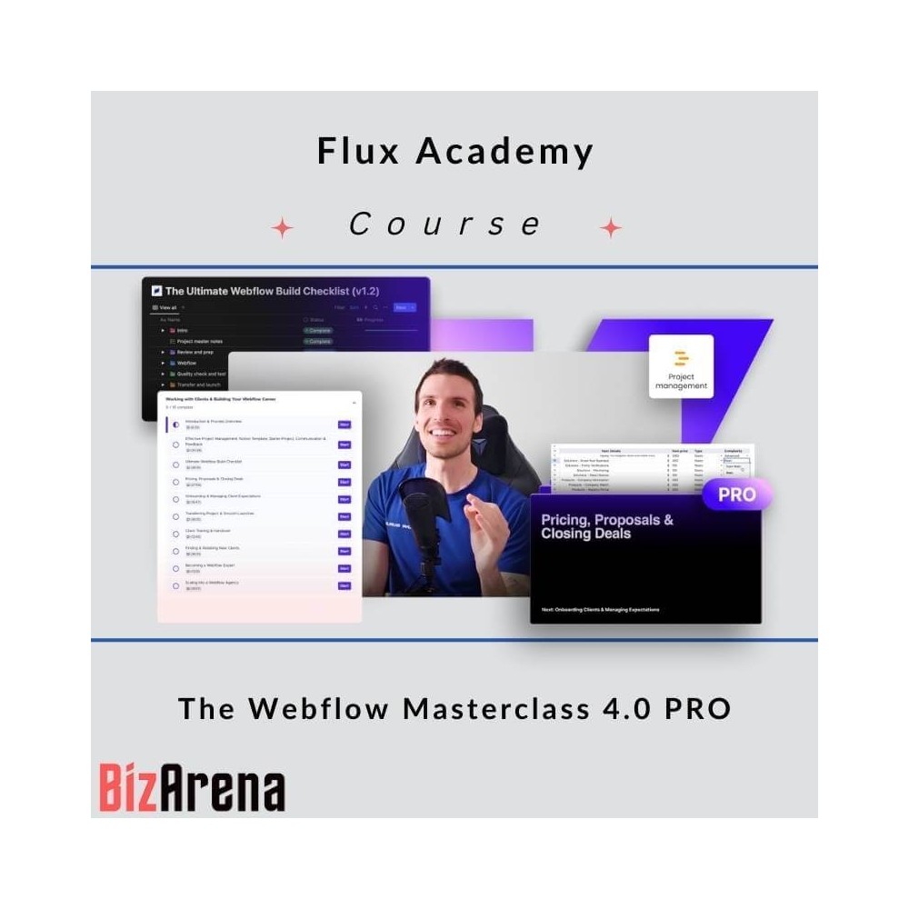 Flux Academy - The Webflow Masterclass 4.0 PRO