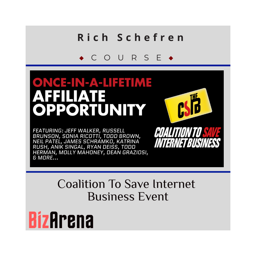 Rich Schefren ? Coalition To Save Internet Business Event