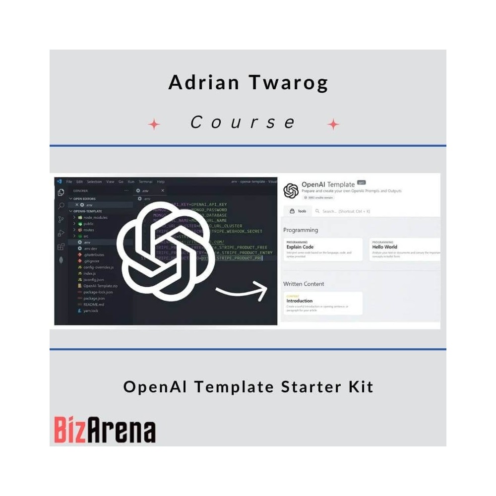 Adrian Twarog - OpenAl Template Starter Kit for ChatGPT - GPT3