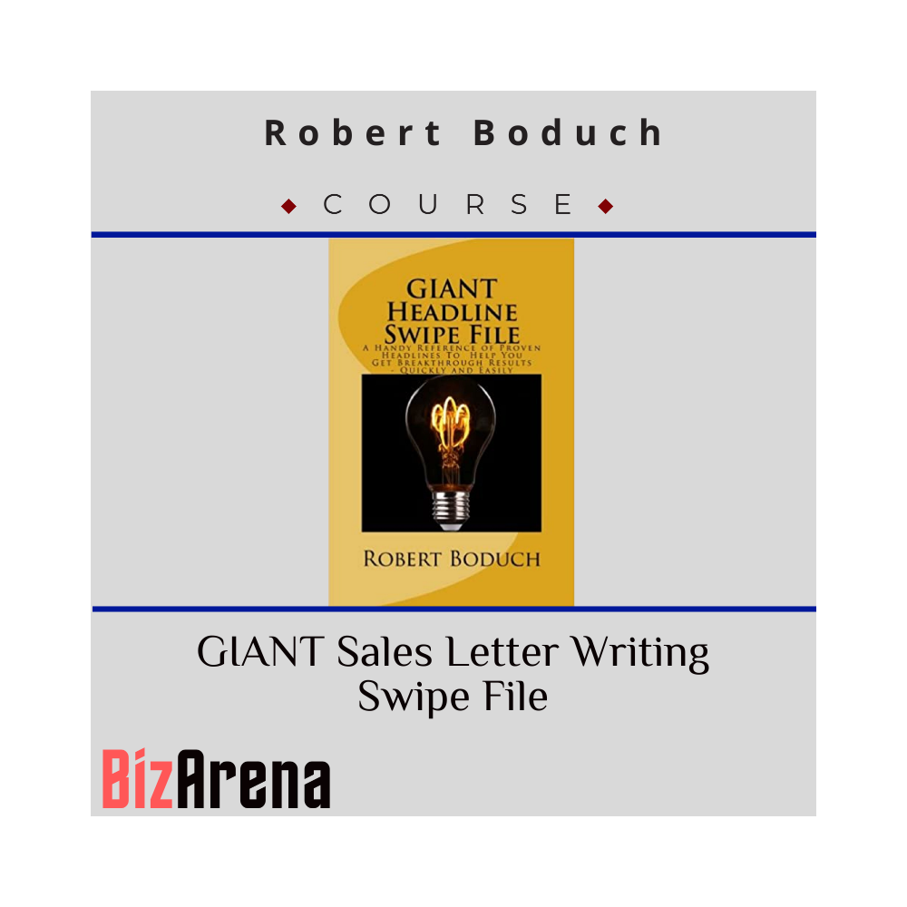 Robert Boduch ? GIANT Sales Letter Writing Swipe File