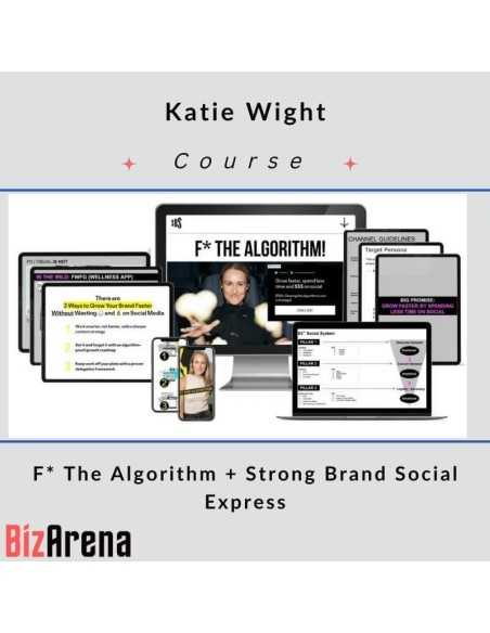 an image of Katie Wight - F* The Algorithm + Strong Brand 