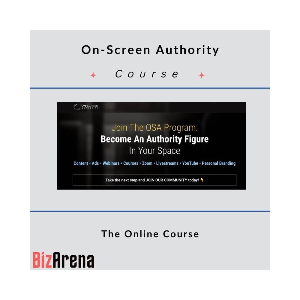 On-Screen Authority - The Online Course
