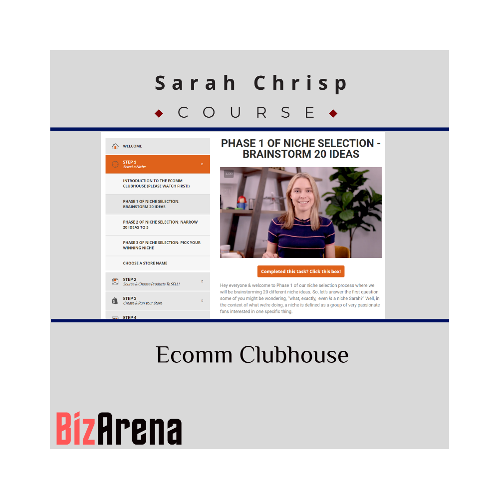 Sarah Chrisp ? Ecomm Clubhouse
