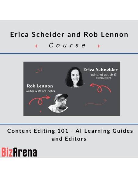 an image of Erica Scheider and Rob Lennon - Content Editing 101 