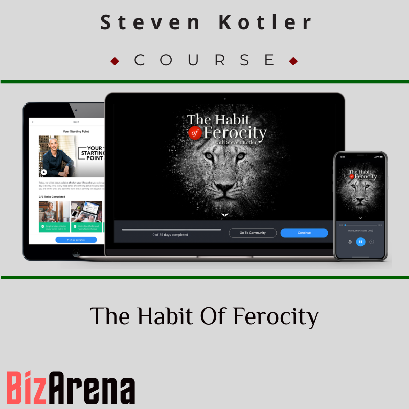 an image of Steven Kotler ? The Habit Of Ferocity 