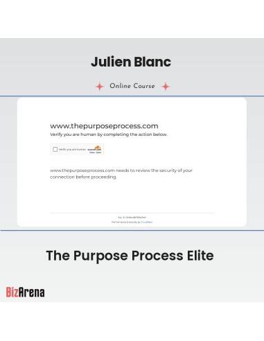 an image of Julien Blanc - The Purpose Process Elite 