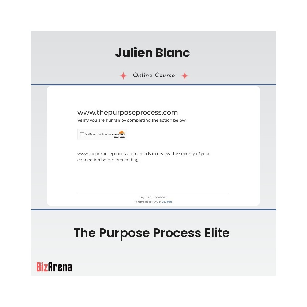 Julien Blanc - The Purpose Process Elite