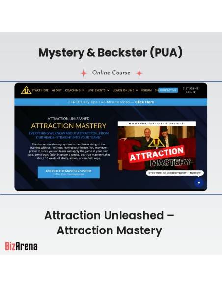 an image of Mystery & Beckster (PUA) - Attraction Unleashed ? Attraction Mastery 