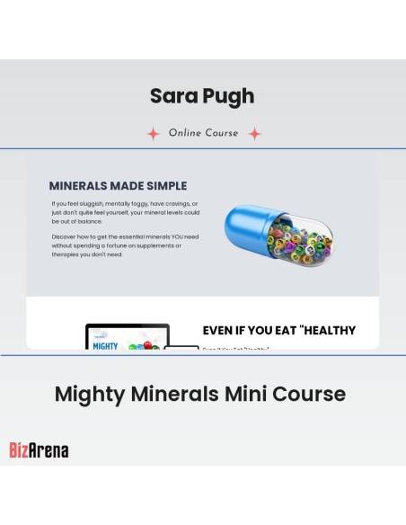 an image of Sara Pugh - Mighty Minerals Mini Course 