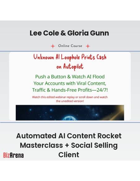 an image of Lee Cole & Gloria Gunn - Automated AI Content Rocket Masterclass + Social Selling Client 