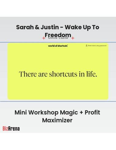 an image of Sarah & Justin - Wake Up To Freedom - Mini Workshop Magic + Profit Maximizer 