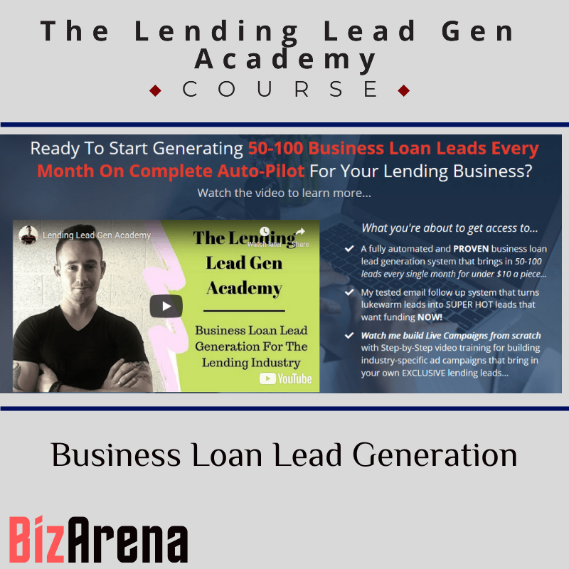 an image of The Lending Lead Gen Academy ? Business Loan Lead Generation 