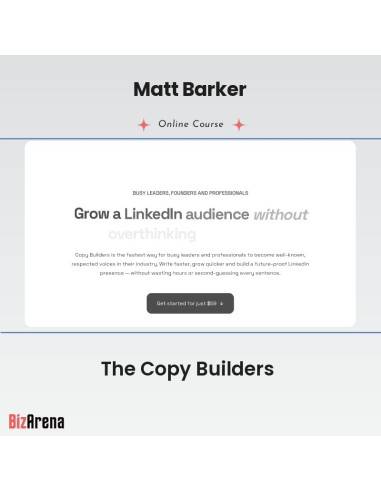 an image of Matt Barker - The Copy Builders 