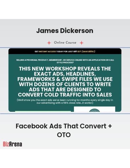 an image of James Dickerson - Facebook Ads That Convert + OTO 