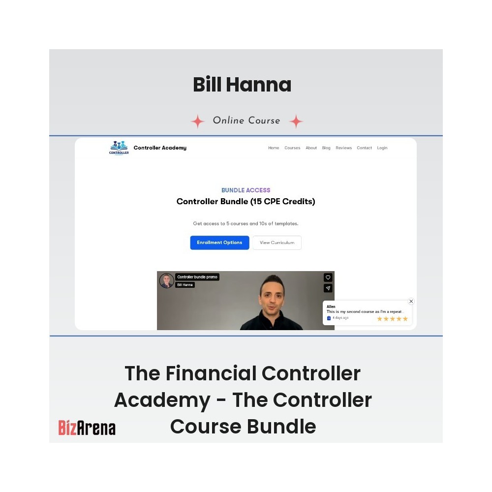 Bill Hanna  - The Financial Controller Academy - The Controller Course Bundle