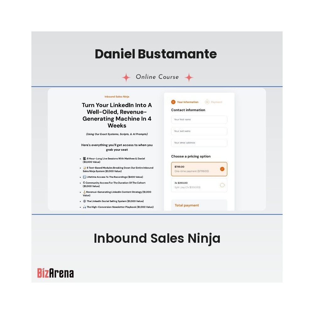 Daniel Bustamante -  Inbound Sales Ninja