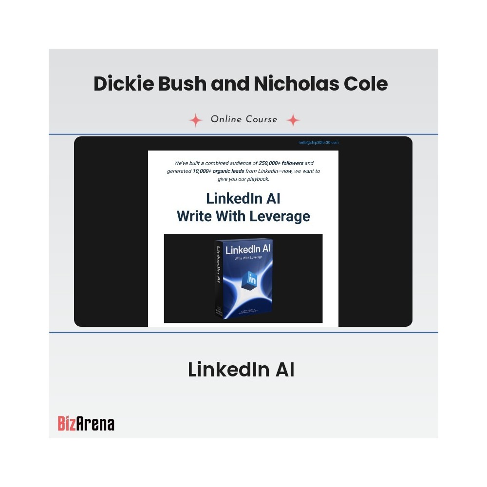 Dickie Bush and Nicholas Cole - LinkedIn AI