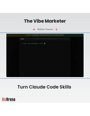 an image of The Vibe Marketer - Turn Claude Code Skills 