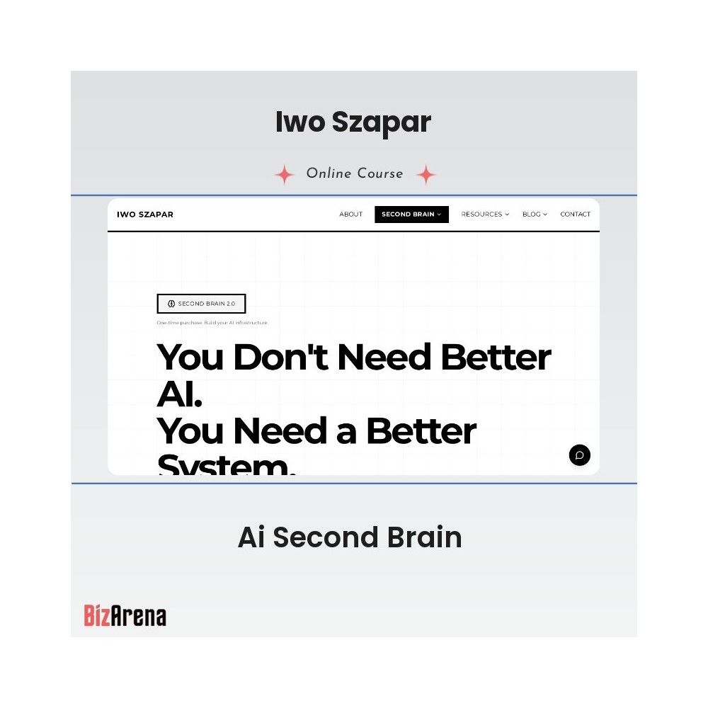 Iwo Szapar - Ai Second Brain