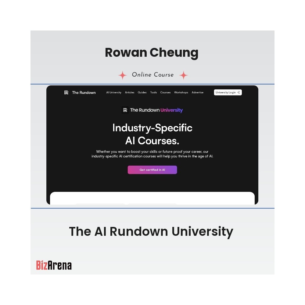 Rowan Cheung - The AI Rundown University