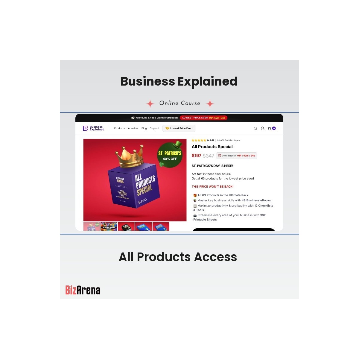 Business Explained - All Products Access