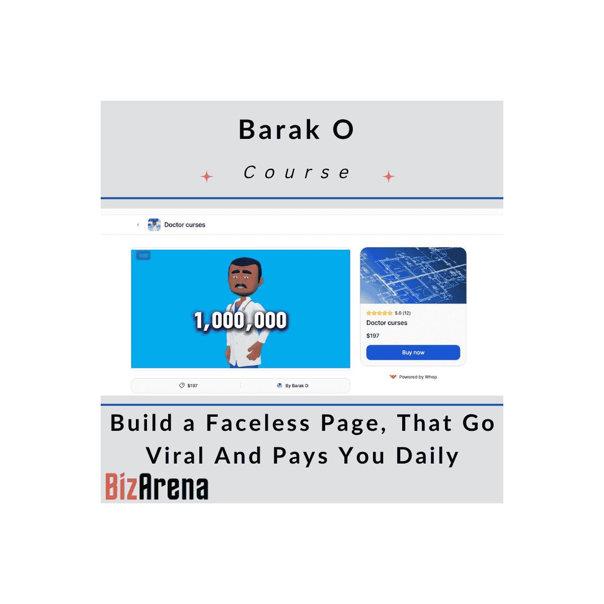 Barak O - Build a Faceless Page, That Go Viral And Pays You Daily