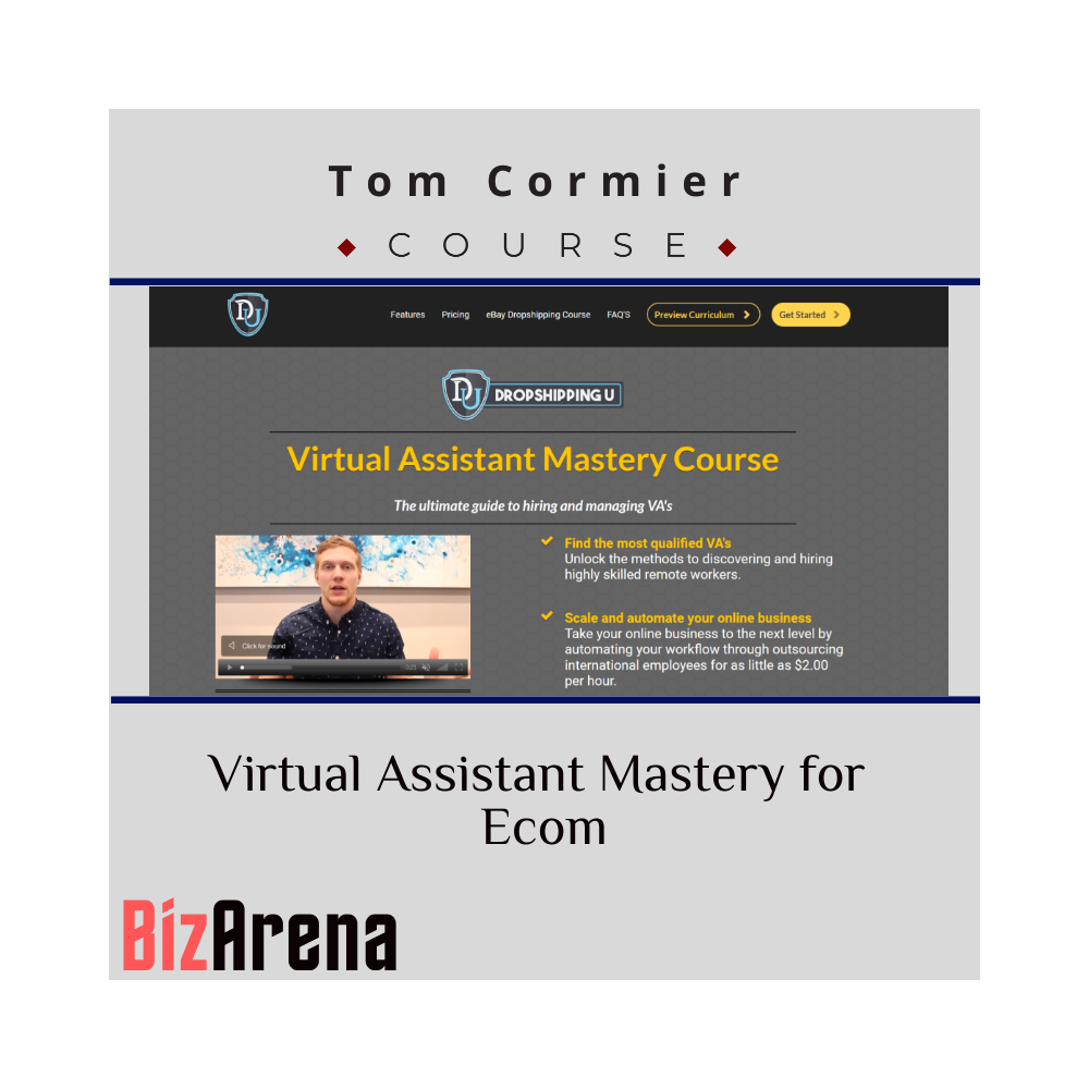 Tom Cormier ? Virtual Assistant Mastery for Ecom