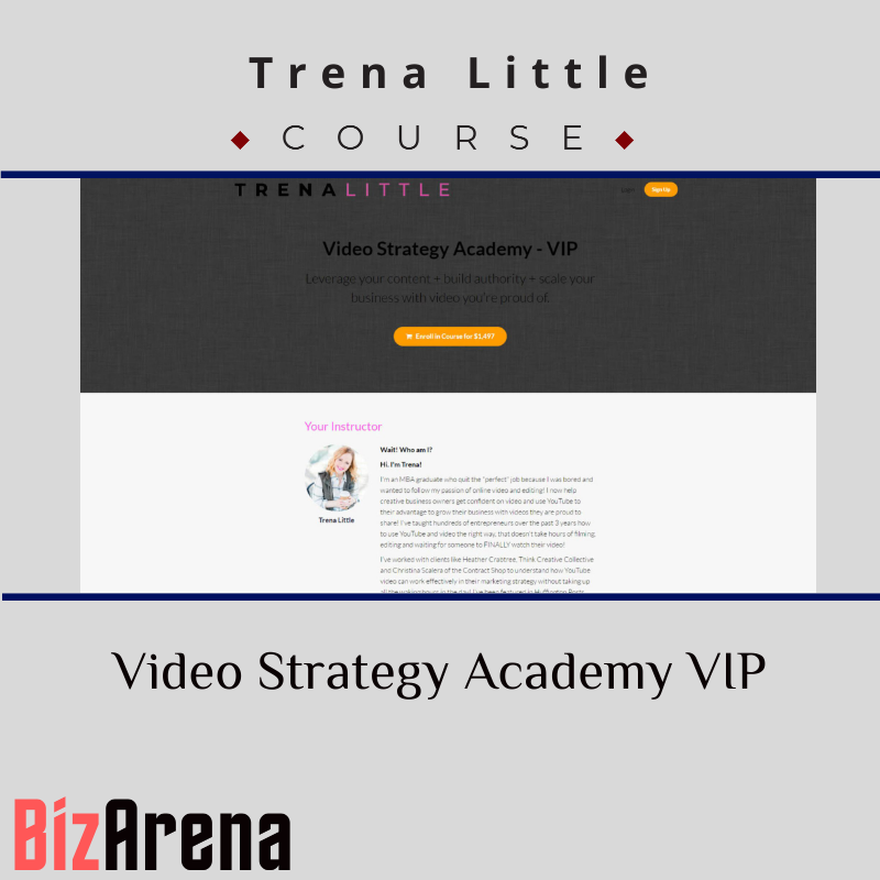 an image of Trena Little ? Video Strategy Academy VIP 