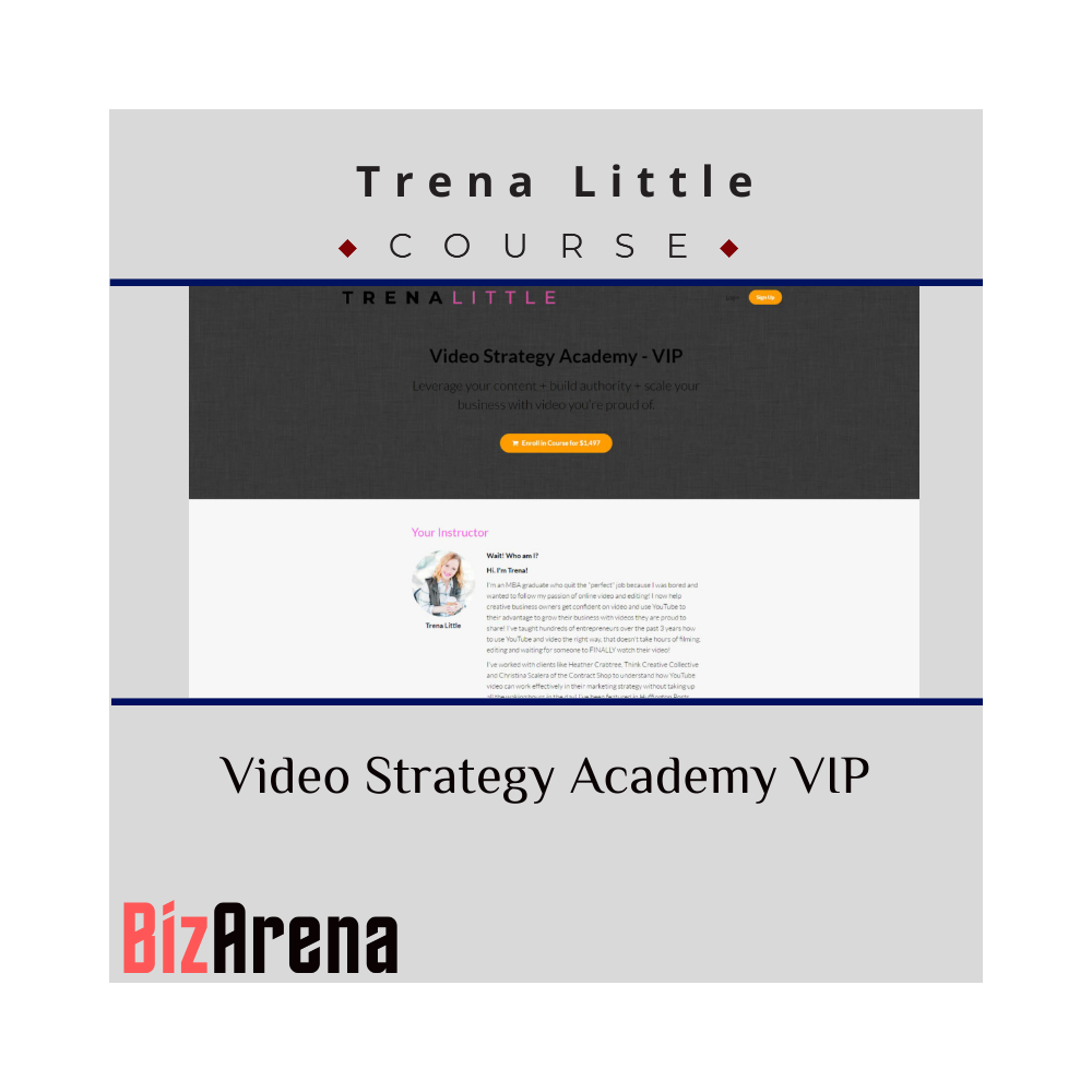 Trena Little ? Video Strategy Academy VIP
