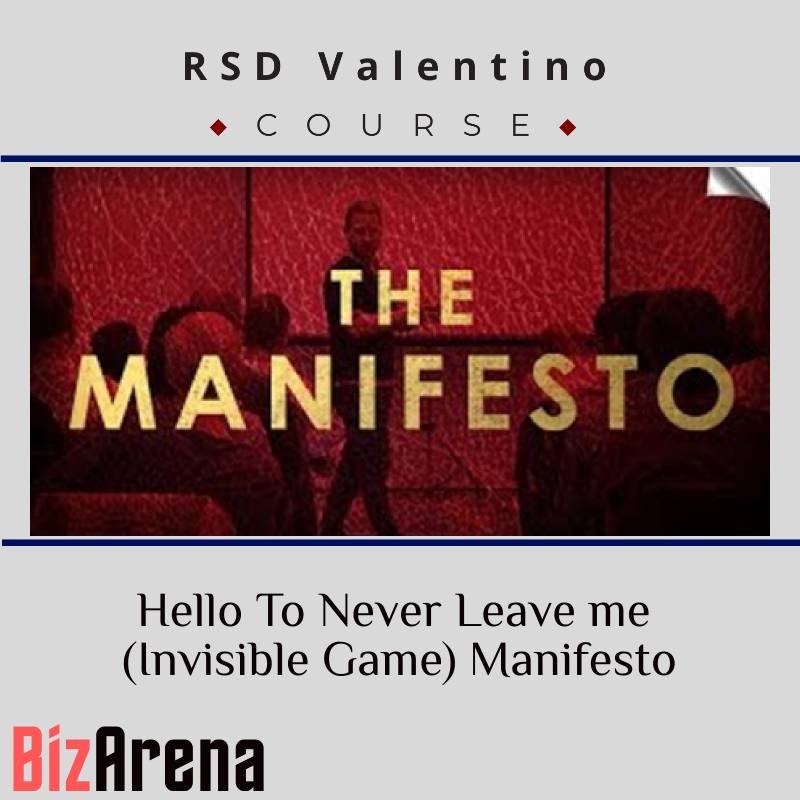 an image of RSD Valentino ? Hello To Never Leave me (Invisible Game) Manifesto 