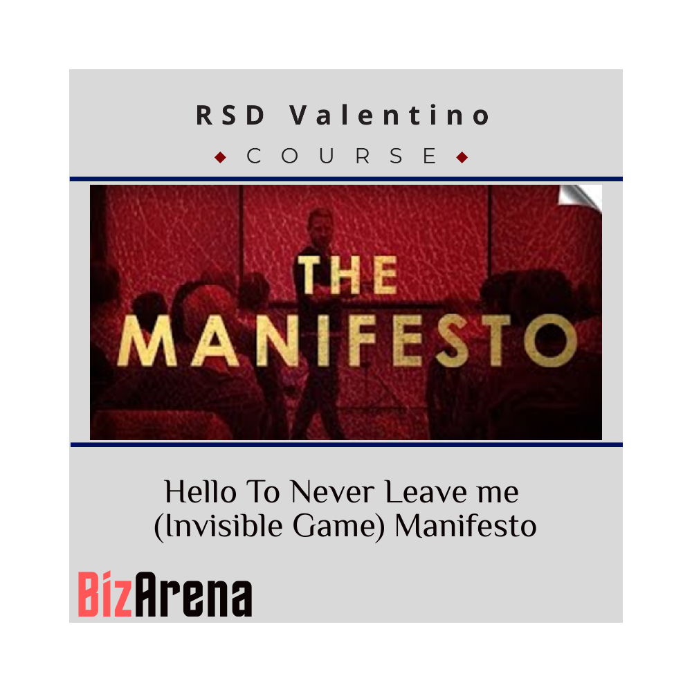 RSD Valentino ? Hello To Never Leave me (Invisible Game) Manifesto