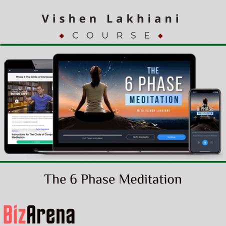 an image of Vishen Lakhiani ? The 6 Phase Meditation 
