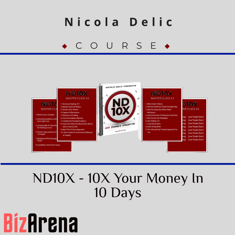 an image of Nicola Delic - ND10X - 10X Your Money In 10 Days [Updated] 