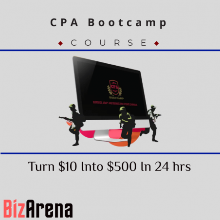 an image of CPA Bootcamp - Turn $10 Into $500 In 24 hrs 