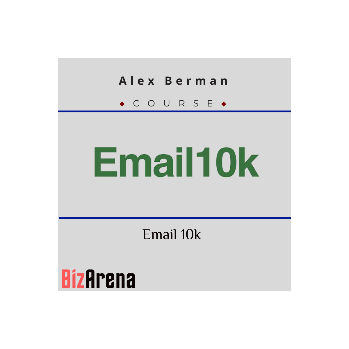 Alex Berman - Email 10k