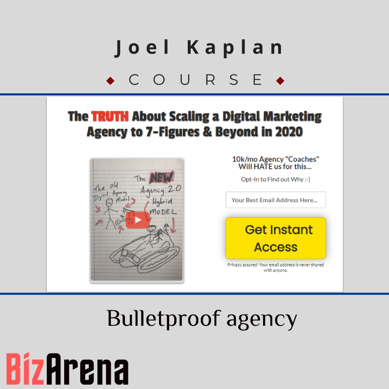 an image of Joel Kaplan ? Bulletproof agency 