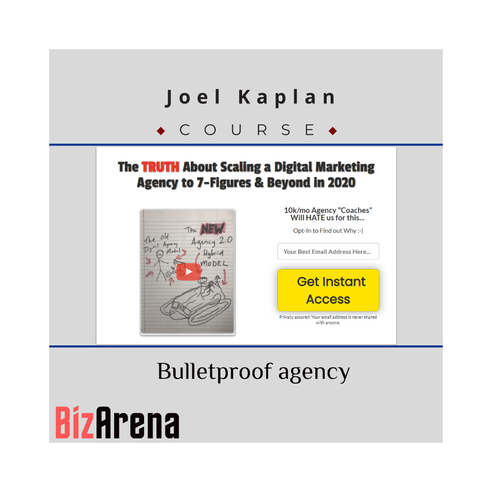 Joel Kaplan ? Bulletproof agency